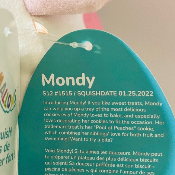 HTF Sea Cow Squishmallow 12" Mondy - Picture 4 of 4